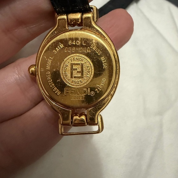 Fendi Gold Watch with Colorful Straps main image 4